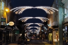 Cross Street Christmas motif Spalding Cross Street Christmas motif Spalding
