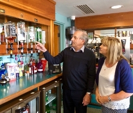 Public house bar